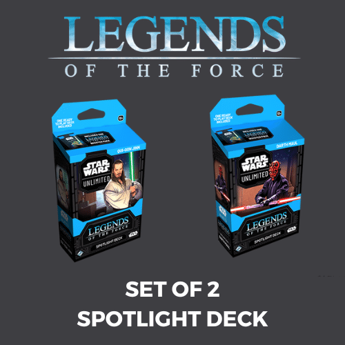 Star Wars Unlimited: Legends of the Force Set of 2 Spotlight Deck - A Muse N Games
